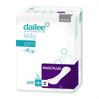 DAILEE LADY PREMIUM SLIM MAXI PLUS, paketai, 30 vnt