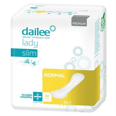 DAILEE LADY PREMIUM SLIM NORMAL, paketai, 30 vnt