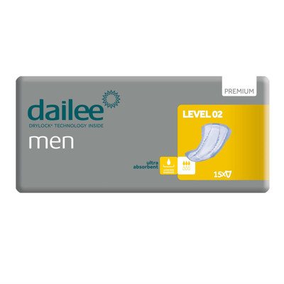 DAILEE MEN įklotai PREMIUM LEVEL 2, 15 vnt