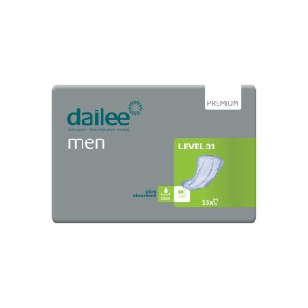 DAILEE MEN PREMIUM įklotai vyrams LEVEL 1, 15 vnt