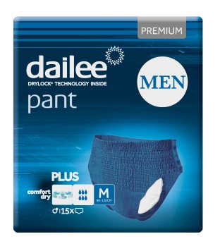 DAILEE Pant Men Premium Blue plus M sauskelnės suaugusiems N15