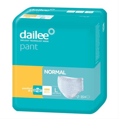 DAILEE PANT PERFORMER NORMAL L, sauskelnės kelnaitės, 15 vnt