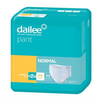 DAILEE PANT PERFORMER NORMAL M, sauskelnės kelnaitės, 15 vnt