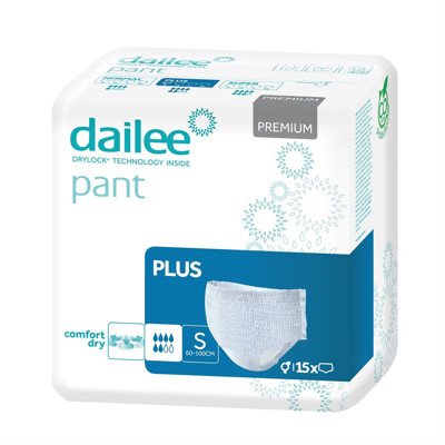 DAILEE PANT PREMIUM PLUS S, sauskelnės-kelnaitės, 15 vnt