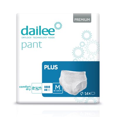 DAILEE PANT PREMIUM PLUS sauskelnės-kelnaitės M N14