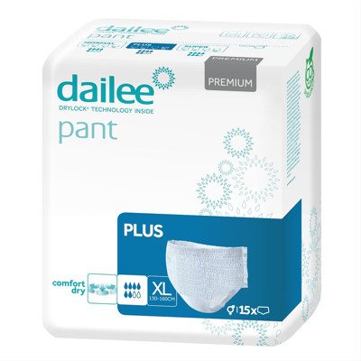 DAILEE PANT PREMIUM PLUS XL, sauskelnės-kelnaitės, 15 vnt