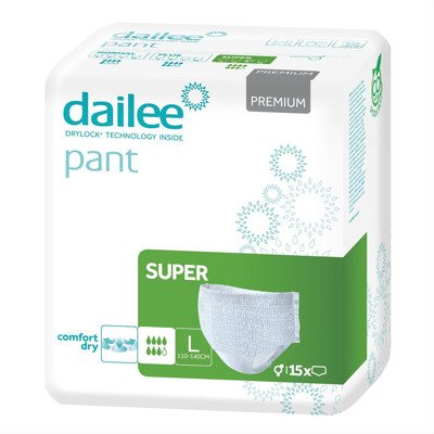 DAILEE PANT PREMIUM SUPER L, sauskelnės-kelnaitės, 15 vnt
