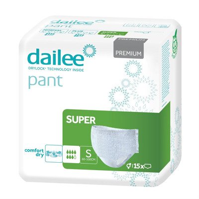 DAILEE PANT PREMIUM SUPER S, sauskelnės-kelnaitės, 15 vnt