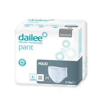 DAILEE PANT sauskelnės kelnaitės PREMIUM MAXI, M dydis, 10 vnt