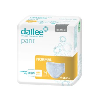 DAILEE PANT sauskelnės kelnaitės PREMIUM NORMAL M, 15 vnt