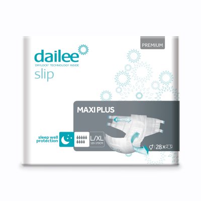 DAILEE SLIP PREMIUM MAXI PLUS anatominės sauskelnės L/XL N28