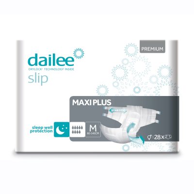 DAILEE SLIP PREMIUM MAXI PLUS anatominės sauskelnės M N28