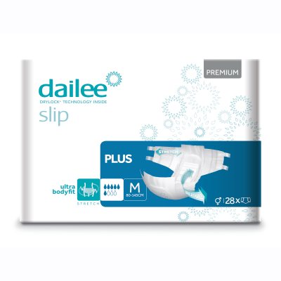 DAILEE SLIP PREMIUM PLUS anatominės sauskelnės M N28