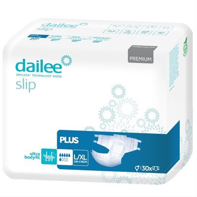 DAILEE SLIP PREMIUM PLUS, sauskelnės suaugusiems, L/XL, 30 vnt