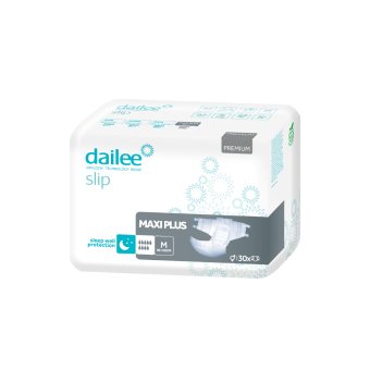 DAILEE SLIP PREMIUM sauskelnės MAXI PLUS M, 30 vnt