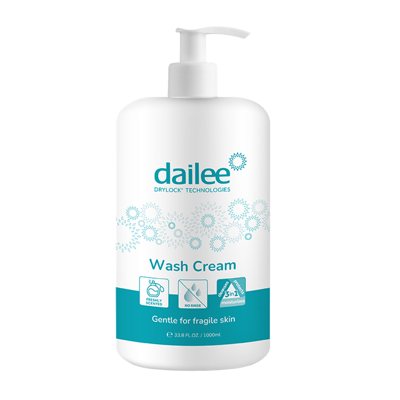 DAILEE Wash Cream, odos valymo kremas, 1000 ml