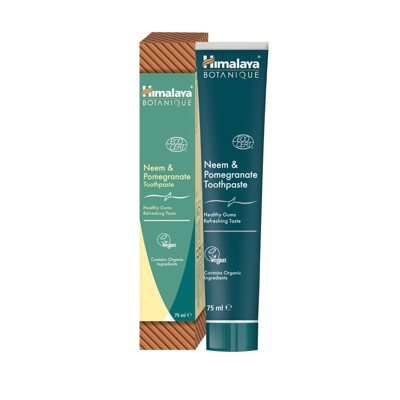 Dantų pasta Himalaya Botanique su nimbamedžiu ir granatais, 75 ml