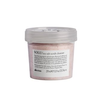 DAVINES, galvos odos ir plaukų šveitiklis su jūros druska visų tipų plaukams, SOLU, 250 ml
