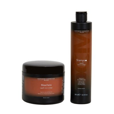 DCM kaukė ir šampūnas 300ml garbanotiems plaukams, 500 ml
