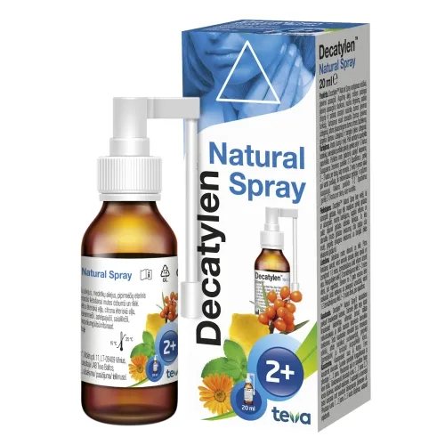 Decatylen Natural Spray burnos ir gerklės purškalas, 20 ml