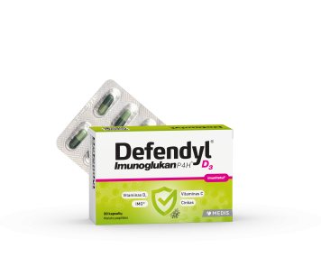 DEFENDYL Imunoglukan P4H D3 kapsulės N30