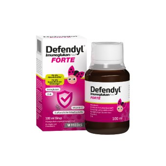 DEFENDYL-IMUNOGLUKAN P4H FORTE JUNIOR, serbentų skonio, nuo ., 100 ml, 3 m