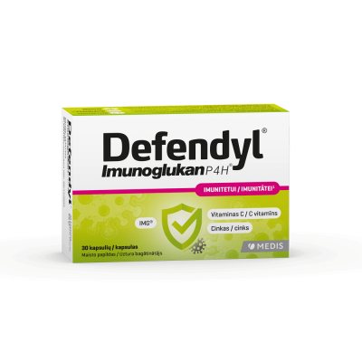 Defendyl Imunoglukan P4H kapsulės N30