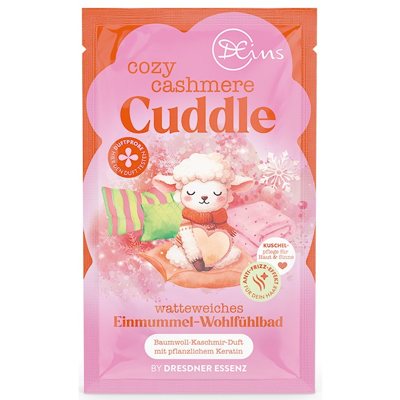 DEins Putojanti vonios druska „cozy cashmere Cuddle“, 60 g