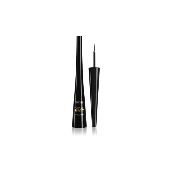 DELIA akių kontūrų plunksnelė SHAPE MASTER PERFECT MATT, juoda, 4 ml