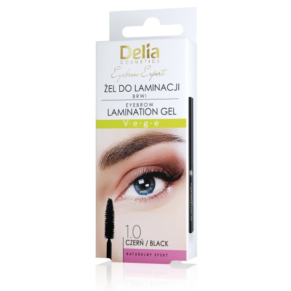 DELIA antakių gelis, juodas, 4 ml