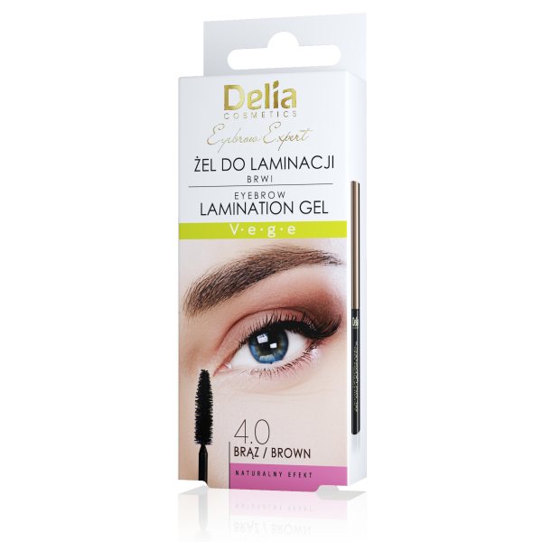 DELIA antakių gelis, rudas, 4 ml