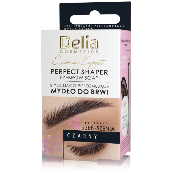 DELIA antakius fiksuojantis muilas PERFECT SHAPER, juodas, 10 ml