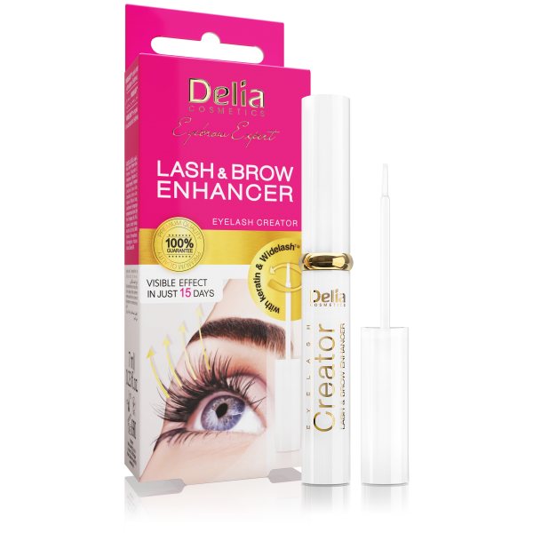 DELIA blakstienų ir antakių serumas LASH & BROW ENHANCER, 7 ml