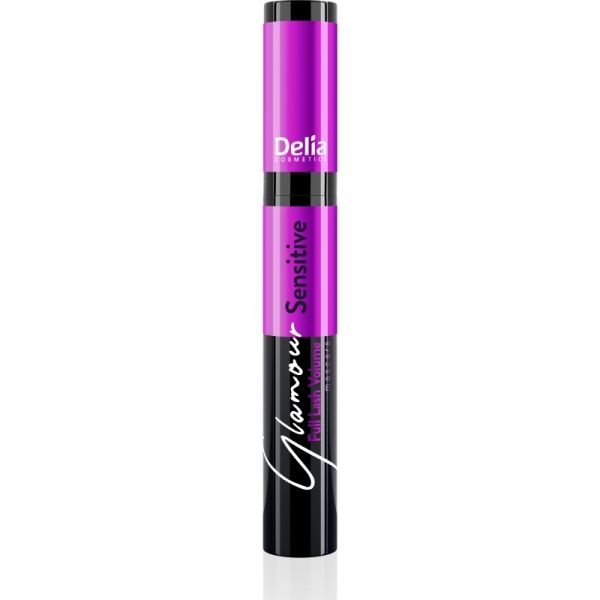 DELIA blakstienų tušas GLAMOUR SENSITE, 11 ml