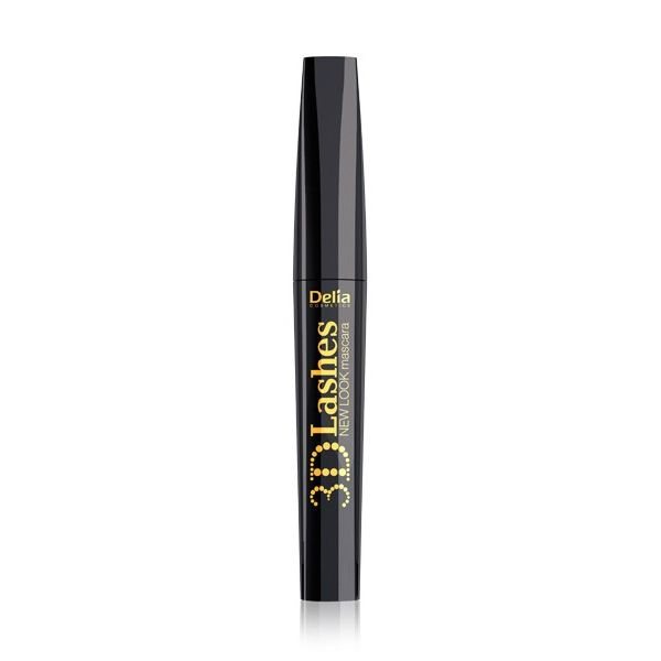 DELIA blakstienų tušas NEW LOOK 3D LASHES, juodos spalvos, 12 ml