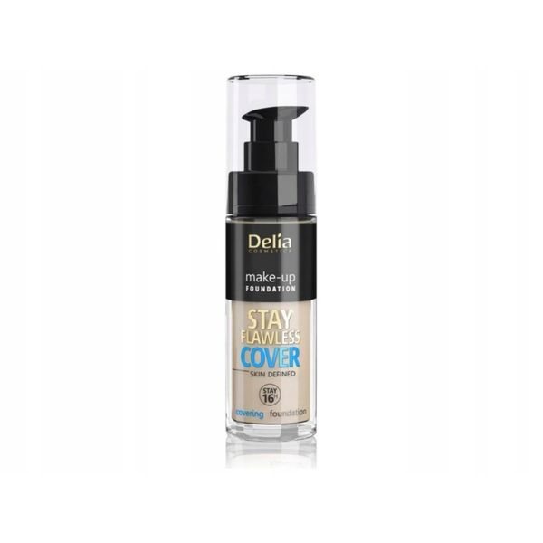 DELIA makiažo pagrindas STAY FLAWLESS COVER, Nr. 505, 30 ml
