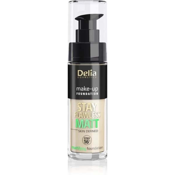 DELIA makiažo pagrindas STAY FLAWLESS MATT, Nr. 402, 30 ml
