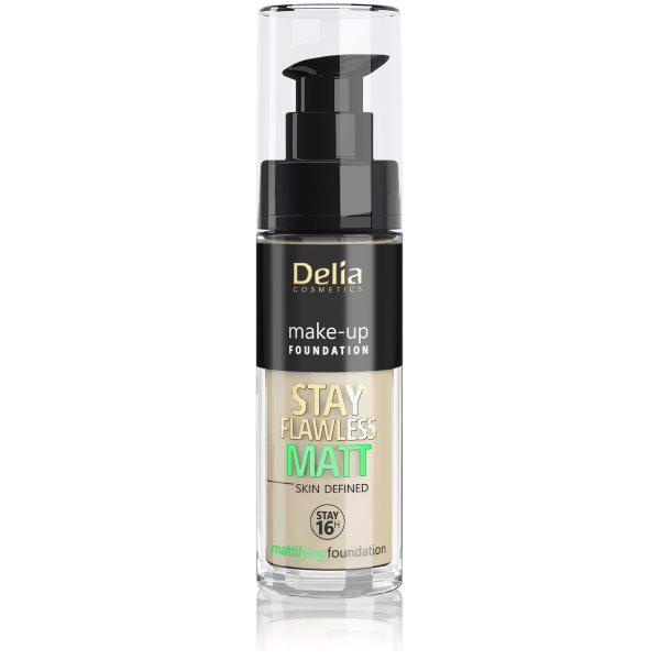 DELIA makiažo pagrindas STAY FLAWLESS MATT, Nr. 403, 30 ml