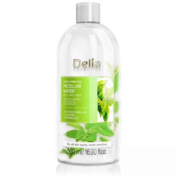 DELIA micelinis vanduo DEEPLY PURIFYING, 500 ml