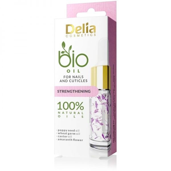 DELIA nagų aliejus BIO OIL STRENGTHENING, 10 ml