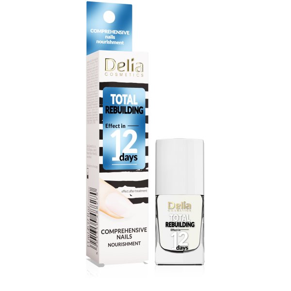 DELIA nagų kondicionierius TOTAL REBUILDING, 11 ml