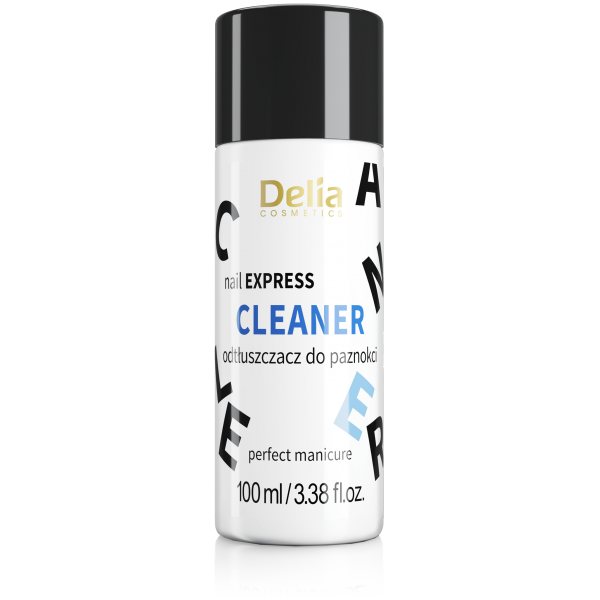 DELIA nagų lako valiklis EXPRESS CLEANER, 100 ml
