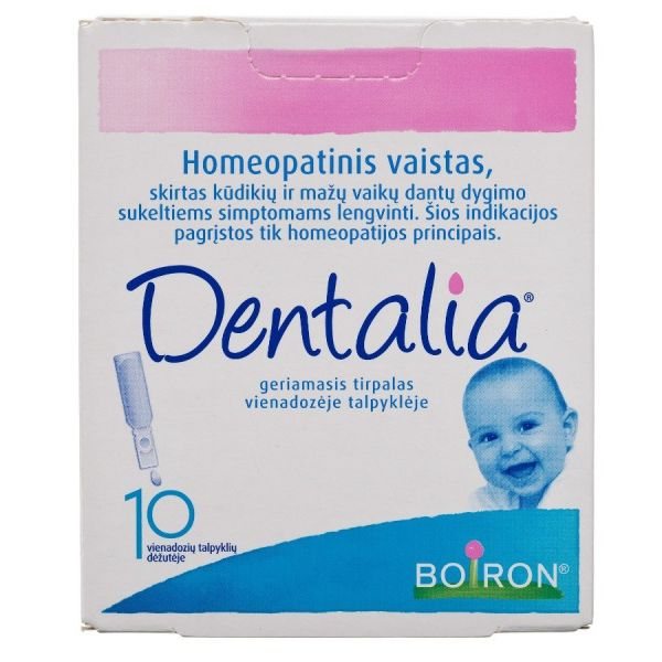 DENTALIA geriamasis tirpalas vienadozėje talpyklėje N10, 1 ml