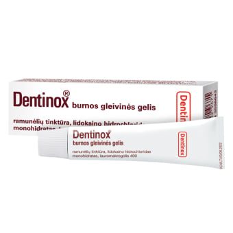 DENTINOX, burnos gleivinės gelis, N1, 10 g