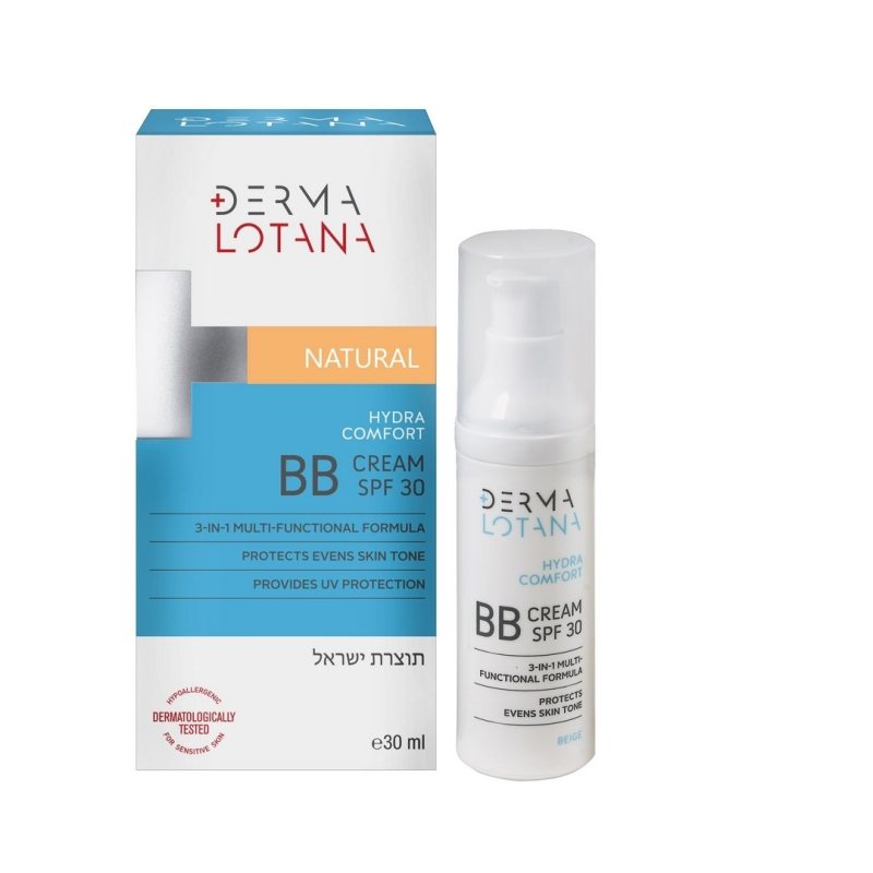 DERMA LOTANA HYDRA COMFORT BB NATURAL KREMAS SU ATSPALVIU, 30 ml