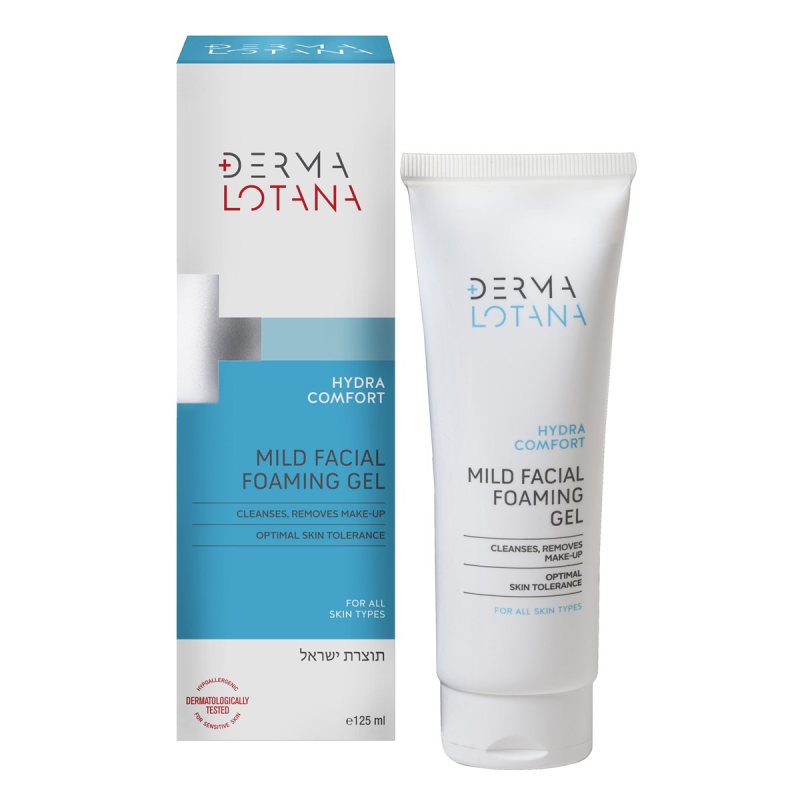 DERMA LOTANA HYDRA COMFORT ŠVELNUS PUTOJANTIS VEIDO PRAUSIKLIS, 125 ml