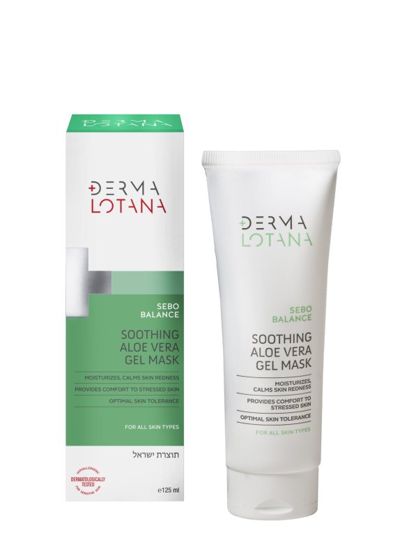 DERMA LOTANA Raminamoji alavijų kaukė-želė SEBO BALANCE, 125 ml