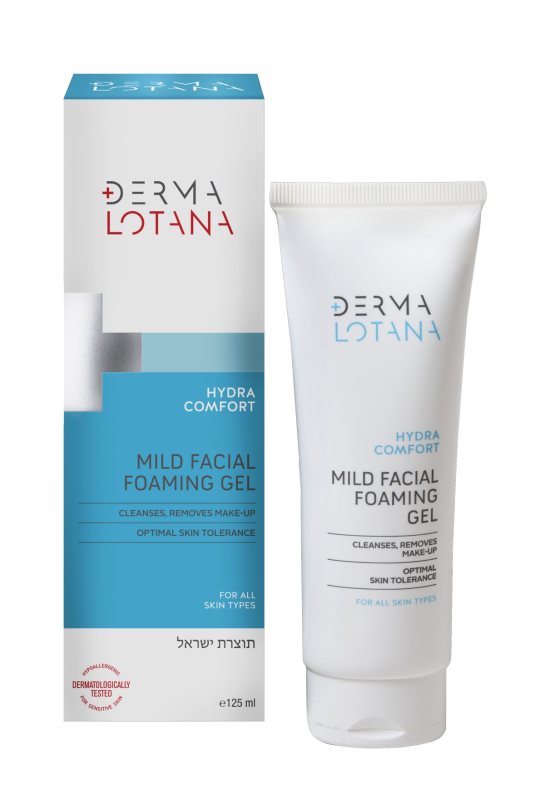 DERMA LOTANA Švelnus veido prausiklis HYDRA COMFORT, 125 ml