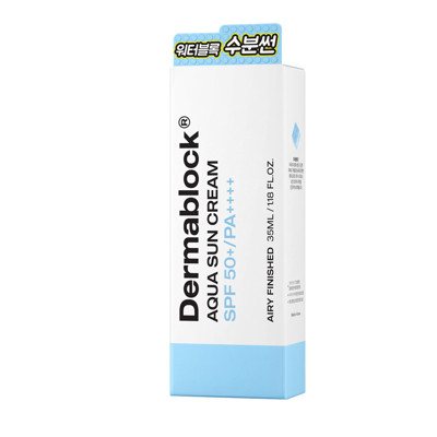 DERMABLOCK AQUA SUN CREAM, drėkinanti apsauga nuo saulės, SPF50+/PA++++, 35 ml