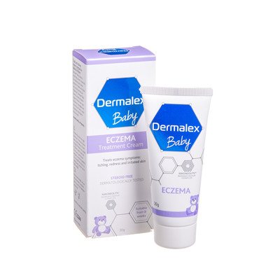 DERMALEX BABY ECZEMA, kremas nuo egzemos vaikams nuo 8 savaičių amžiaus, 30 g